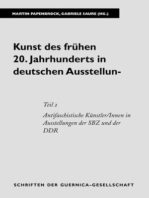 cover image of Kunst des frühen 20. Jahrhunderts in deutschen Ausstellungen. Teil 2